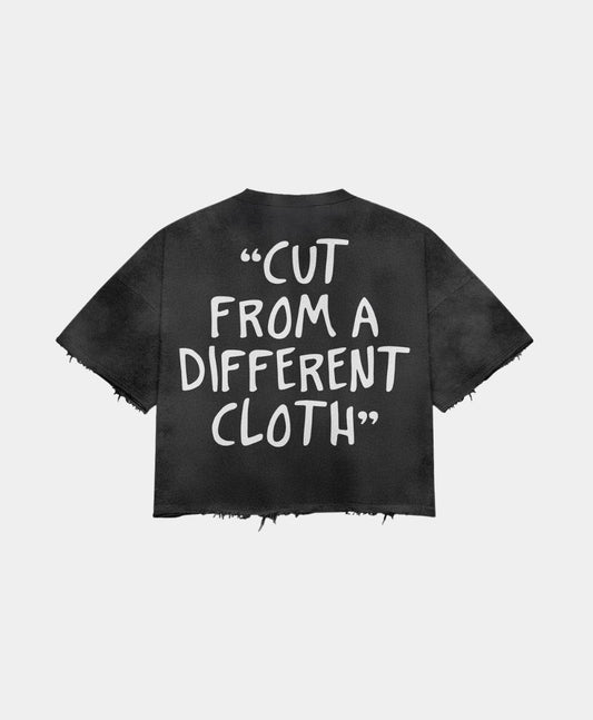 Black Cropped Tee – Cut From A Different Cloth