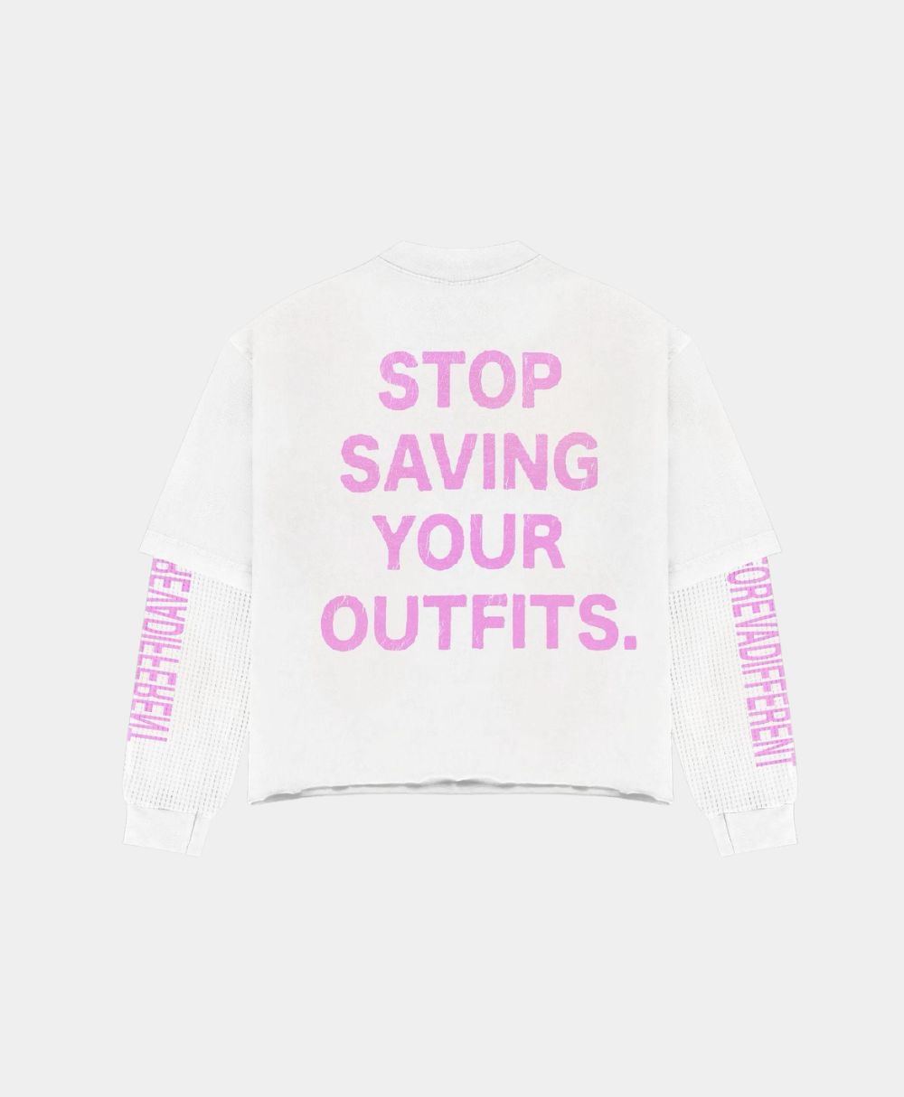 FOREVADIFFERENT – WHITE  LONG SLEEVE