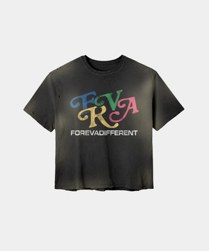 FOREVADIFFERENT "FOREVA" T-Shirt – Black
