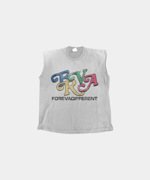 FOREVADIFFERENT "FOREVA" Sleeveless – White